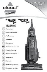 Bissell Rewind Premier Pet 67F8 SERIES User Manual