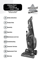 Bissell Healthy Home Vacuum 6100 Series User Manual