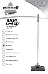 Bissell EasySweep® Cordless Rechargeable Sweeper 15D1-K User Manual