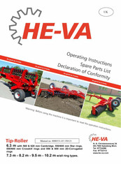 HE-VA Tip-Roller 6.3 m Operating Instructions Manual