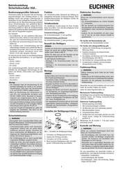 EUCHNER SGA2E-2131ARC18-EXT8A Operating Instructions Manual