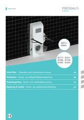 Pressalit Care R8083 Operation And Maintenance Manual