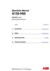 ABB HT845527 Operation Manual