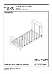 Next 393722 Assembly Instructions Manual