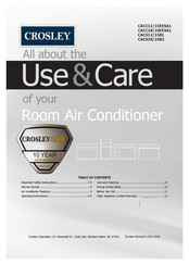 Crosley CACS18/24B2 Use & Care Manual