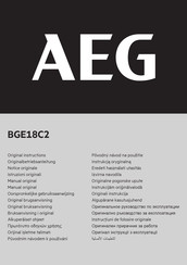 AEG BGE18C2 Original Instructions Manual