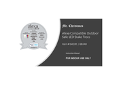 Mr. Christmas Alexa 68340 Instruction Manual