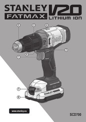 Stanley FATMAX SCD700 Manual
