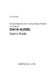 Contec DAI16-4(USB) User Manual