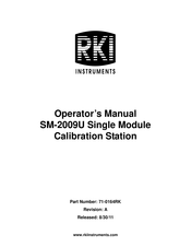 RKI Instruments SM-2009U Operator's Manual