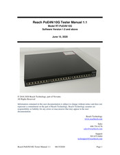 Reach Technology RT-PoE4N/10G Manual