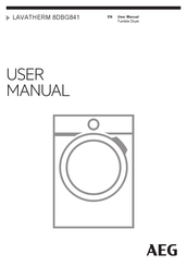 AEG LAVATHERM 8DBG841 User Manual