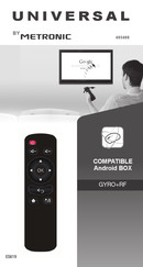Metronic UNIVERSAL GYRO Plus RF Manual