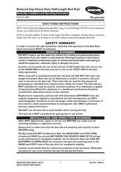 Invacare 6640 Assembly, Installation And Operating Instructions