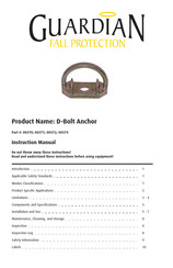 Guardian Fall Protection 00370 Instruction Manual