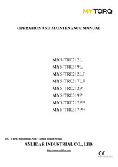 ANLIDAR MYTORQ MY5-TR0319P Operation And Maintenance Manual