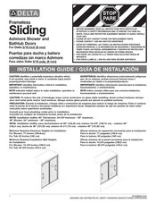 Delta Frameless Sliding Installation Manual