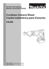 Makita XSJ05Z Instruction Manual