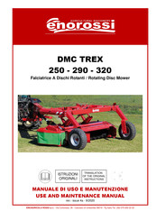 enorossi DMC TREX 290 Use And Maintenance Manual