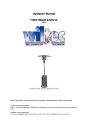 WilTec 63021 Operation Manual