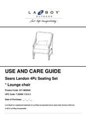 LAZBOY D71 M20949 Use And Care Manual