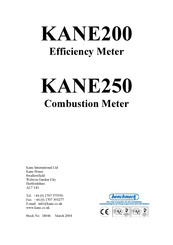 Kane KANE200 Manual