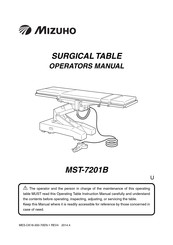 Mizuho MST-7201B Operator's Manual
