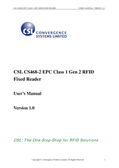 CSL CS468-2 User Manual