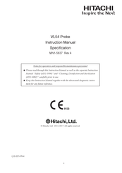 Hitachi VL54 Instruction Manual