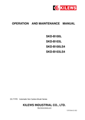 Kilews SKD-B103L Operation And Maintenance Manual