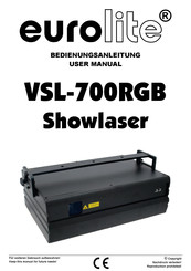 EuroLite VSL-700RGB User Manual