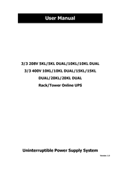Uninterruptible Power Supply LV 5 KL DUAL User Manual