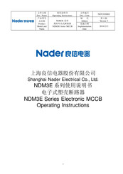 nader NDM3E Series Operating Instructions Manual