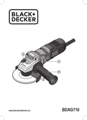 Black & Decker BDAG710 Original Instructions Manual