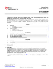 Texas Instruments ISO5500EVM User Manual