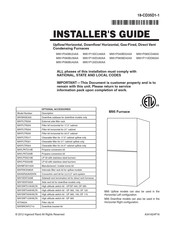 Ingersoll-Rand M951P085CD48AA Installer's Manual