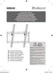 Velleman WB049 Installation Manual
