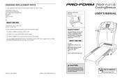 Pro-Form 760 AIR User Manual
