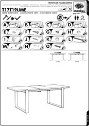 meubar T19UME Assembly Instruction Manual