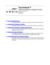 Arris Touchstone TM402G/220 Installation Manual