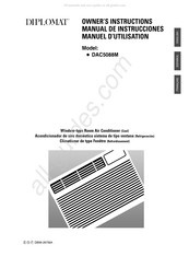 Diplomat DAC5088M Owner's Instructions Manual