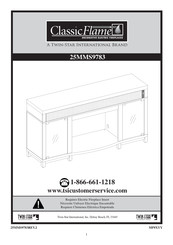 Twin-Star International Classic Flame 25MMS9783 Manual