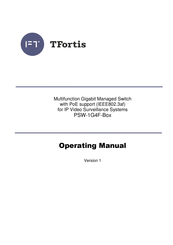 TFortis PSW-1G4F-Box Operating Manual