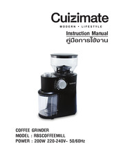 Cuizimate RBSCOFFEEMILL Instruction Manual