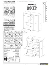 FURNITUREBOX Combi 2 UP 486-102 Assembly Instructions Manual