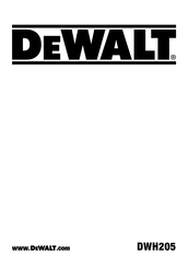 DeWalt DWH205 Manual