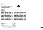 Toshiba MMD-AP0126BHP1-E1 Installation Manual