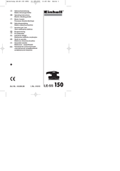 EINHELL LE-SS 150 Operating Instructions Manual