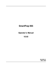 Micromeritics SmartPrep 065 Operator's Manual