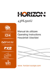 Horizon Fitness 43HL910U Operating Instructions Manual